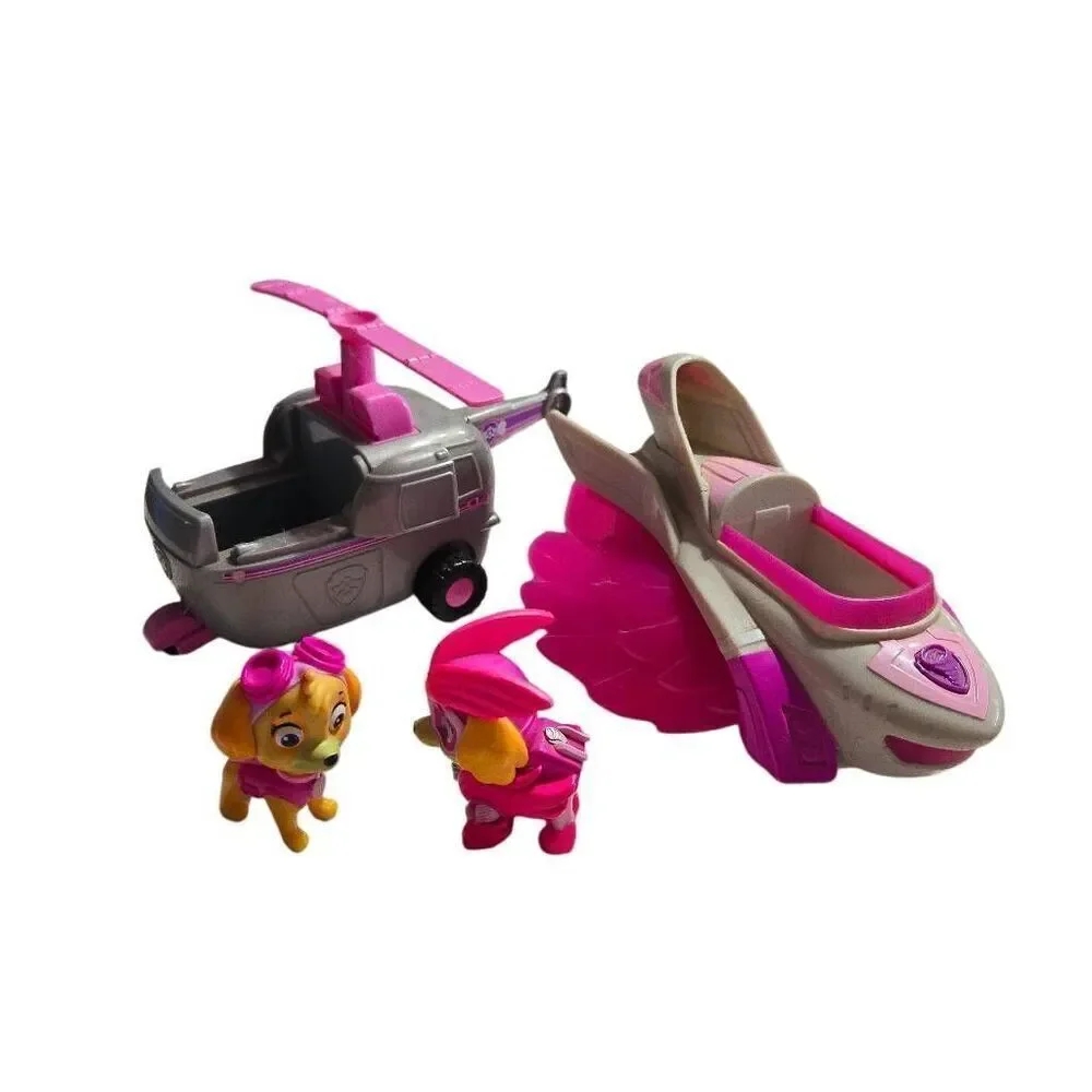Paw Patrol Super Charged Skye Vehicle Mighty Pups and Paw Patrol Skye Rescue Hel